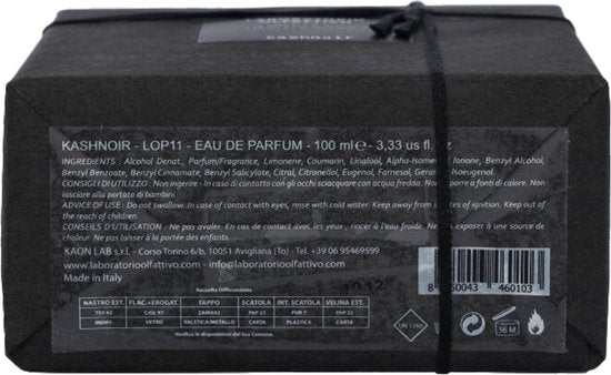 Laboratorio Olfattivo Kashnoir - Eau de parfum met bloemige en kruidige noten