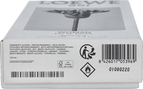 Damesparfum Loewe 001 Vrouw (100 ml)