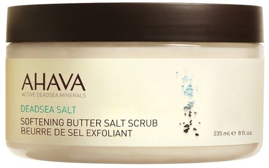 AHAVA Dode Zeezout Scrub | Gladmakend & Verkwikkend | Natuurlijke Exfoliatie | Gezichtsreiniger & Gezichtsscrub | Body Scrub voor mannen & vrouwen | 2