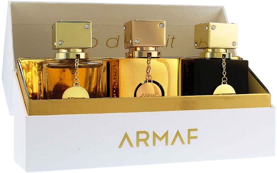 Armaf Club de Nuit a Collector's Pride Parfum Giftset - Club de Nuit Woman Parfum 30 ml + Club de Nuit Milestone Parfum 30 ml + Club de Nuit Intense Woman Parfum 30 ml - cadeauset voor dames
