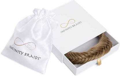 Infinity Braids - Jolie Fishtail Braid - Haarband - Haarband Dames - Haarbanden - Haarband Meisje - Jolie Velvet Rebel