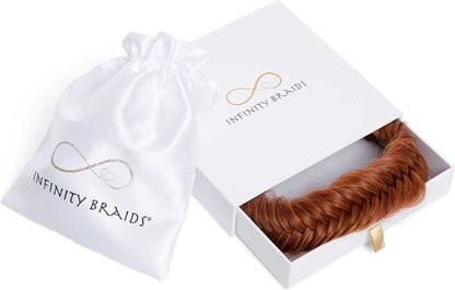 Infinity Braids - Jolie Fishtail Braid - Haarband - Haarband Dames - Haarbanden - Haarband Meisje - Jolie Fire Dash