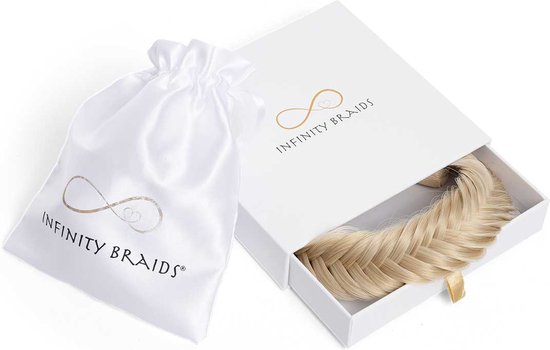 Infinity Braids - Jolie Fishtail Braid - Haarband - Haarband Dames - Haarbanden - Haarband Meisje - Jolie Shimmer Ale