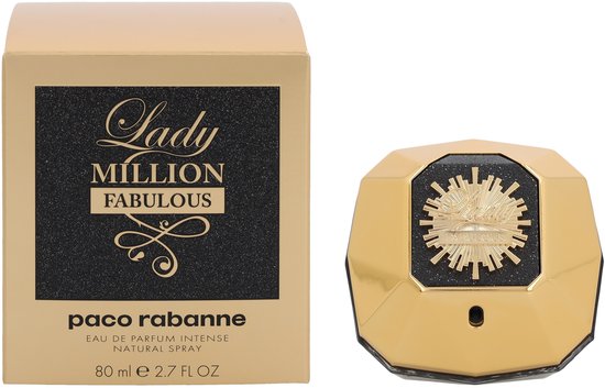 Paco Rabanne Lady Million Fabulous 80 ml - Eau de Parfum - Damesparfum