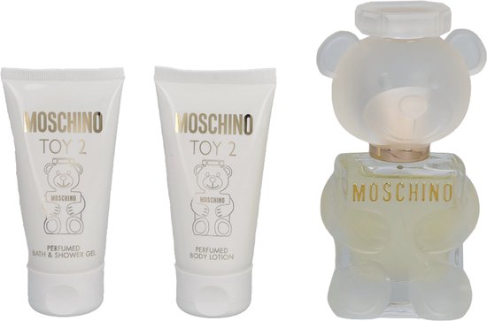 Moschino Toy 2 Giftset - 50 ml eau de parfum spray + 50 ml showergel + 50 ml bodylotion - cadeauset voor dames