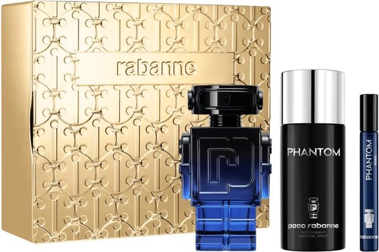 Paco Rabanne Phantom Intense parfum set - Eau de parfum intense 100ml + 10ml