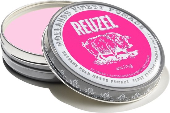 Reuzel Extreme Hold Matte Pomade (Special Pink Edition) 113 gr.