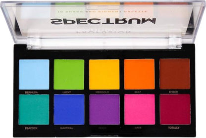 Profusion Oogschaduw Artistry Mini Palette | Oogschaduw Palette | Oogschaduw Primer, 10 kleuren (Spectrum)