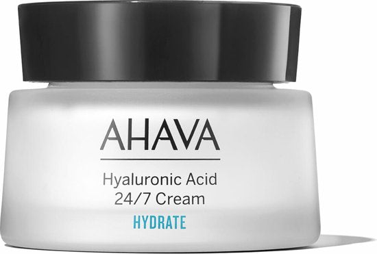 AHAVA Crème met Hyaluronzuur | Intensieve Hydratatie & Huidverfijning | Verzacht Uitdrogingslijnen | Hyaluronic Acid | Anti-Rimpel & Anti-Aging voor M
