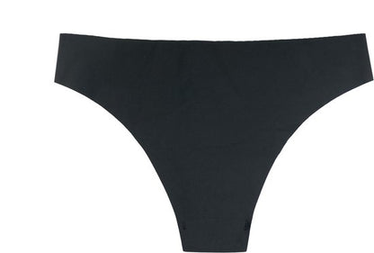 Bye Bra Onzichtbare Bikini In Braziliaanse Stijl, Hoge Taille, Naadloze Bikini, Niet Aan Te Raken, Geen Slipjeslijn, Gladde Randen, 2 Kleurenpak, Beige En Zwart, L