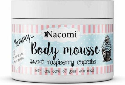 Nacomi Body Mousse Sweet Raspberry Cupcake 180ml.