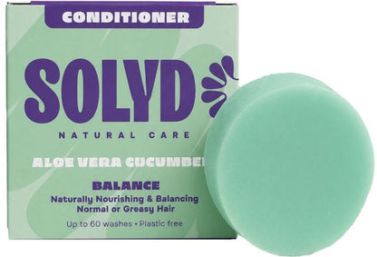 ShampooBars - Conditioner Bar Aloë Vera - Komkommer voor alle haartypes - 45g