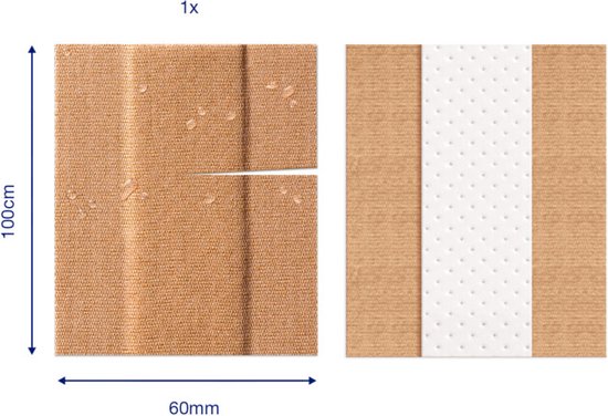 Hansaplast Elastic Pleisters - 1m x 6 cm