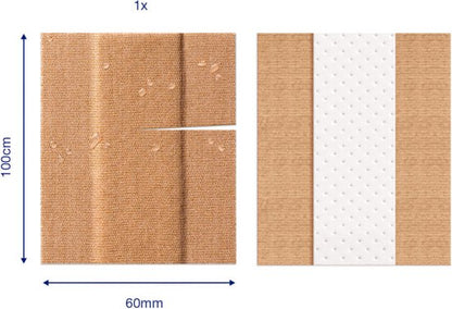 Hansaplast Elastic Pleisters - 1m x 6 cm