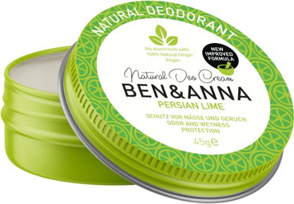 Ben  Anna Cream Deodorant Persian Lime 45GR