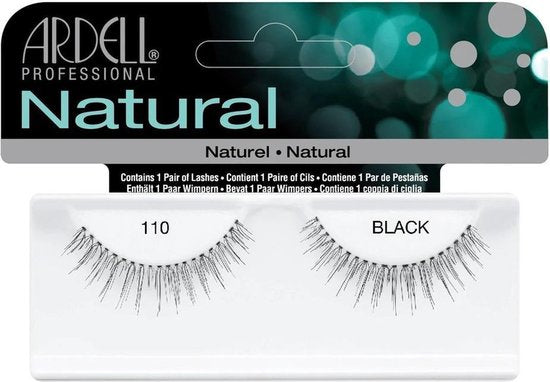 Ardell | Natural Lashes 110 | Black, Nepwimpers (Zwart)