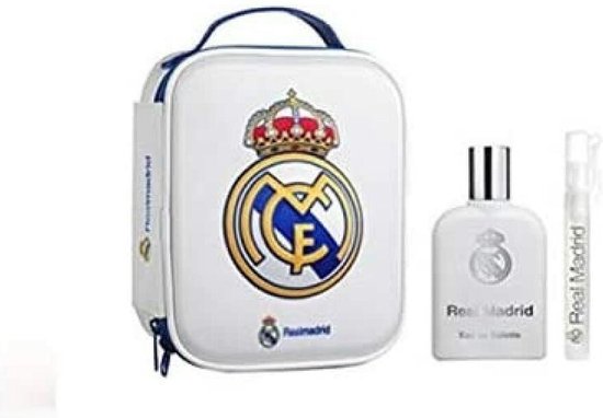 Real Madrid Geschenkset - Eau de Toilette 100 ml  Parfumpen - Met Toilettas