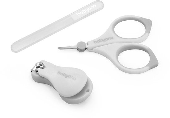 BabyOno |baby manicureset grijs|0+