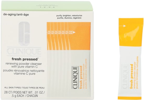 Clinique | Fresh Pressed Renewing Powder Cleanser With Pure Vitamin C | 28 st., 14g