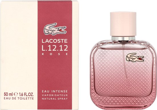 Lacoste Rose 50ml - Eau Intense Vaporisateur Natural Spray - Eau de Toilette - L12.12