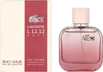 Lacoste Rose 50ml - Eau Intense Vaporisateur Natural Spray - Eau de Toilette - L12.12