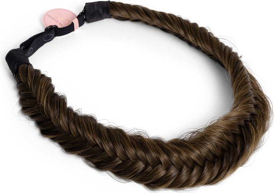 Infinity Braids - Jolie Fishtail Braid - Haarband - Haarband Dames - Haarbanden - Haarband Meisje - Jolie Copper Bronze