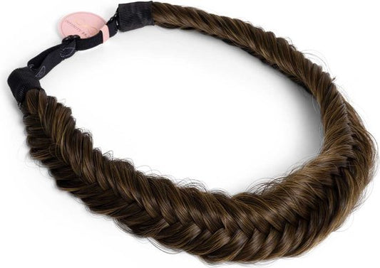 Infinity Braids - Jolie Fishtail Braid - Haarband - Haarband Dames - Haarbanden - Haarband Meisje - Jolie Copper Bronze