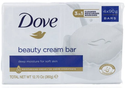 Dove Original Beauty Cream Bar Women - 4 x 100 gr - Zeep