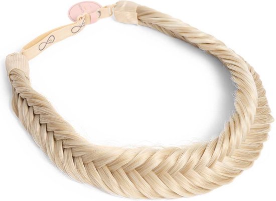 Infinity Braids - Jolie Fishtail Braid - Haarband - Haarband Dames - Haarbanden - Haarband Meisje - Jolie Shimmer Ale