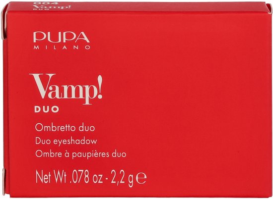 PUPA Vamp! Compact Duo Oogschaduw-004 Bronze Amber_#856c68_#d2a997