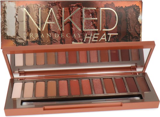 Urban Decay Naked Heat Oogschaduw Palette - 12 amberkleurige neutrale tinten
