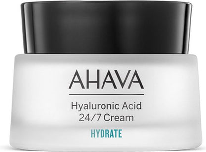 AHAVA Crème met Hyaluronzuur | Intensieve Hydratatie & Huidverfijning | Verzacht Uitdrogingslijnen | Hyaluronic Acid | Anti-Rimpel & Anti-Aging voor M