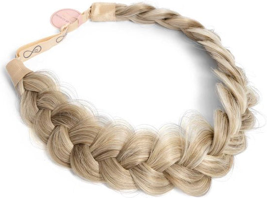 Infinity Braids - Viènne Messy Braid - Haarband - Haarband Dames - Haarbanden - Haarband Meisje - Messy Braid Viènne Satin Caramel