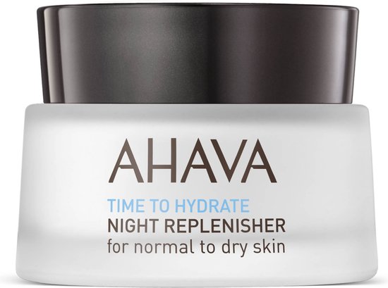 AHAVA Nachtcrème - Intensieve Hydratatie en Herstel | Voor Normaal tot Droge Huid | Anti Uitdroging | Gezichtscrème voor mannen & vrouwen | Moisturizer voor een droge huid & gezicht - 50ml