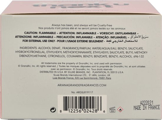 Ariana Grande - Thank U Next Eau de Parfum - 50ml