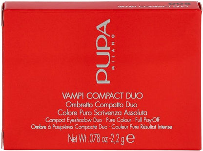 Pupa - Vamp! Compact Duo Eyeshadow - 008 Cream Taupe
