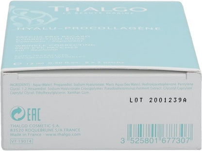 THALGO HYALU-PROCOLLAGENE WRINKLE CORRECTING EYE PRO PATCHES 8 X 2 eye patches