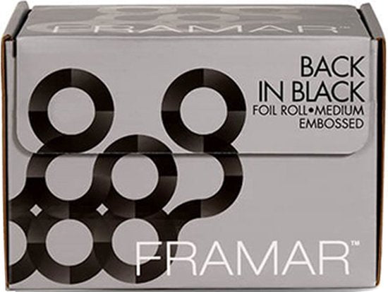 Framar Aluminium Folie Embossed Black