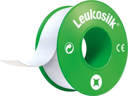Leukosilk Gevoelige Huid | 5 m x 1.25 cm | Pleisters