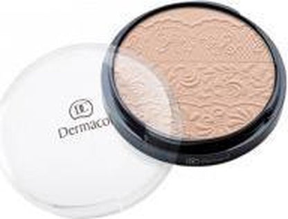 Dermacol - Compact powder with embossed lace 8 ml odstín 04 -