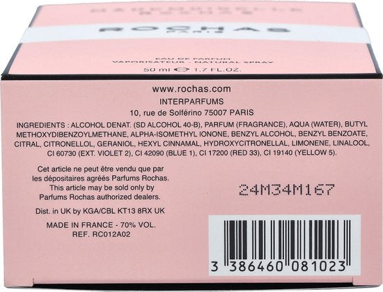 Rochas Mademoiselle Paris - Eau de parfum voor dames - 50ML