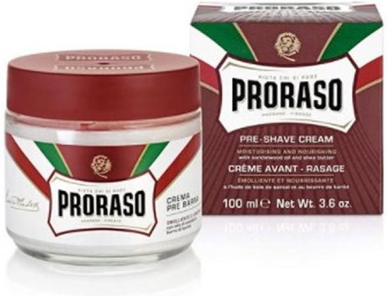 Proraso Pre-Shave Cream Scheercreme - Sandelwood 100 ml