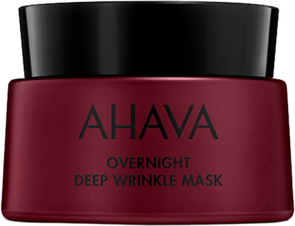 AHAVA Rimpel Nachtmasker | Intensieve Nachtelijke Verjonging | Anti-Rimpel & Anti-Aging | Herstelt Natuurlijk Huidherstel | Nachtcrème met Hyaluronzuu