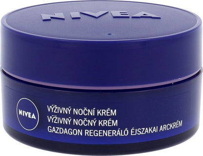 Nivea Serie - Nachtcrème - 24H Hydratatie - Droge en Gevoelige Huid - 50 ml