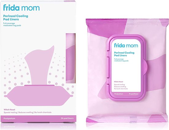 Frida Mom Witch Hazel Koelkussenvoeringen o postpartumzorg | 24-stuks