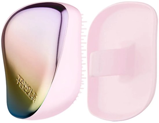 Tangle Teezer - Pearlescent Matte Chrome Compact Styler - Professional Hairbrush