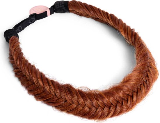 Infinity Braids - Jolie Fishtail Braid - Haarband - Haarband Dames - Haarbanden - Haarband Meisje - Jolie Fire Dash