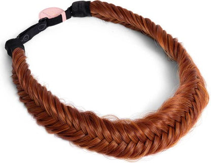 Infinity Braids - Jolie Fishtail Braid - Haarband - Haarband Dames - Haarbanden - Haarband Meisje - Jolie Fire Dash
