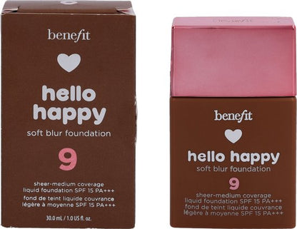 Benefit Hello Happy Soft Blur Foundation 9 Deep Neutral 30 ml