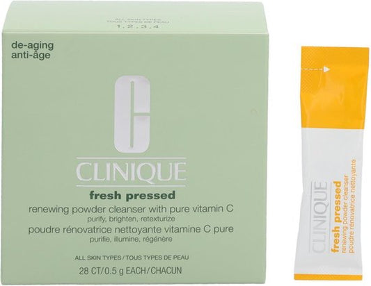 Clinique | Fresh Pressed Renewing Powder Cleanser With Pure Vitamin C | 28 st., 14g